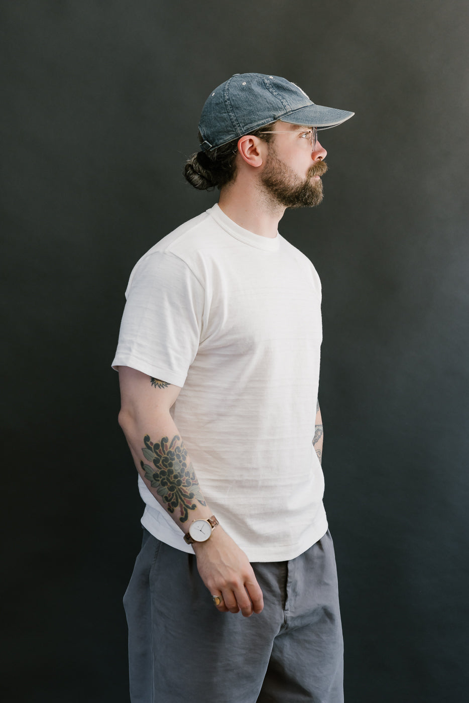 Lot 4601 - Slubby Cotton T-Shirt - Off White