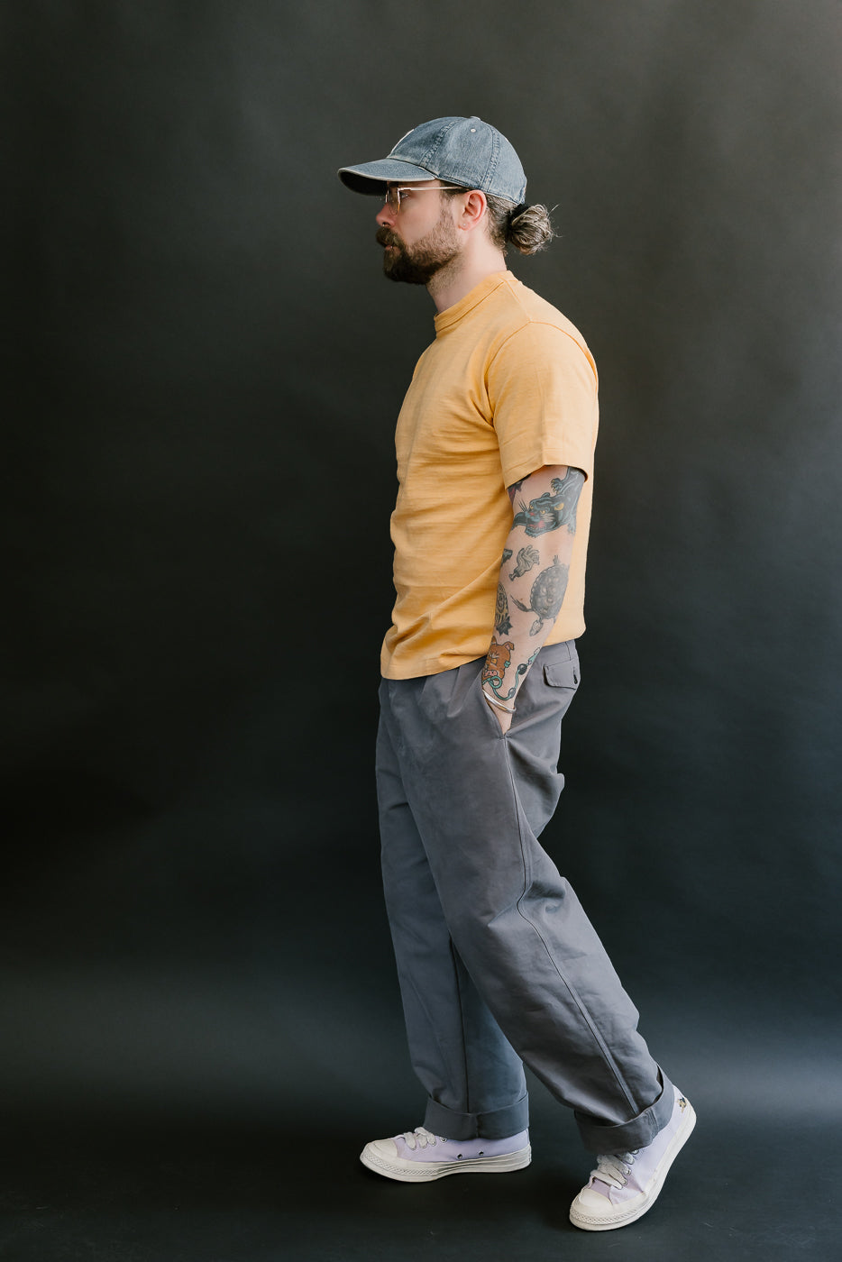 Lot 4601 - Slubby Cotton T-Shirt - Orange