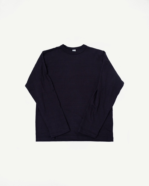 Lot 5906 - Slubby Cotton T-Shirt Long Sleeve - Sumi | Dant