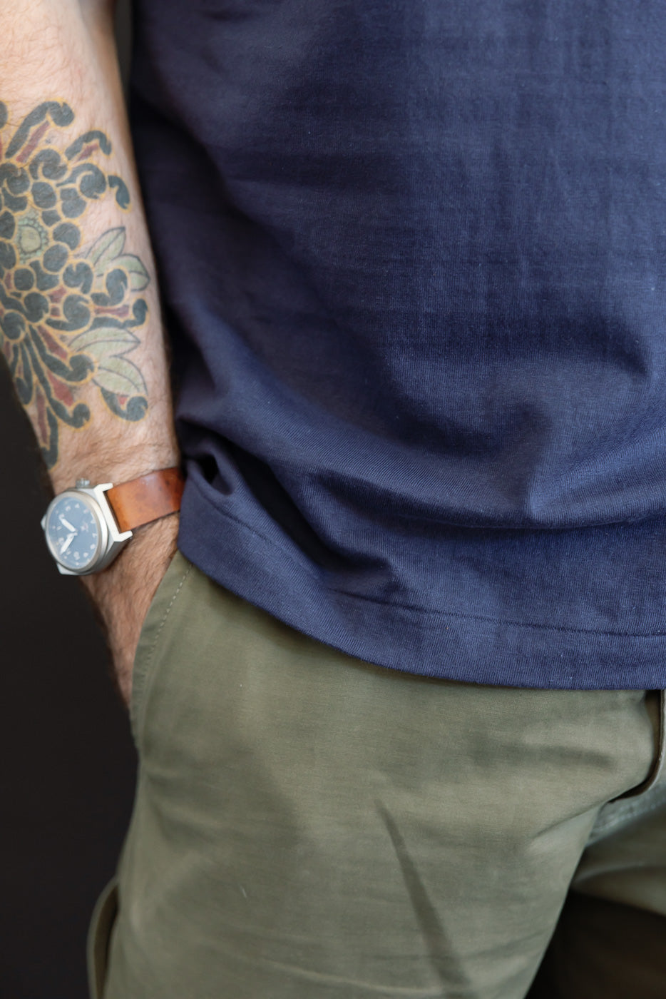Close-up of male model (5'9