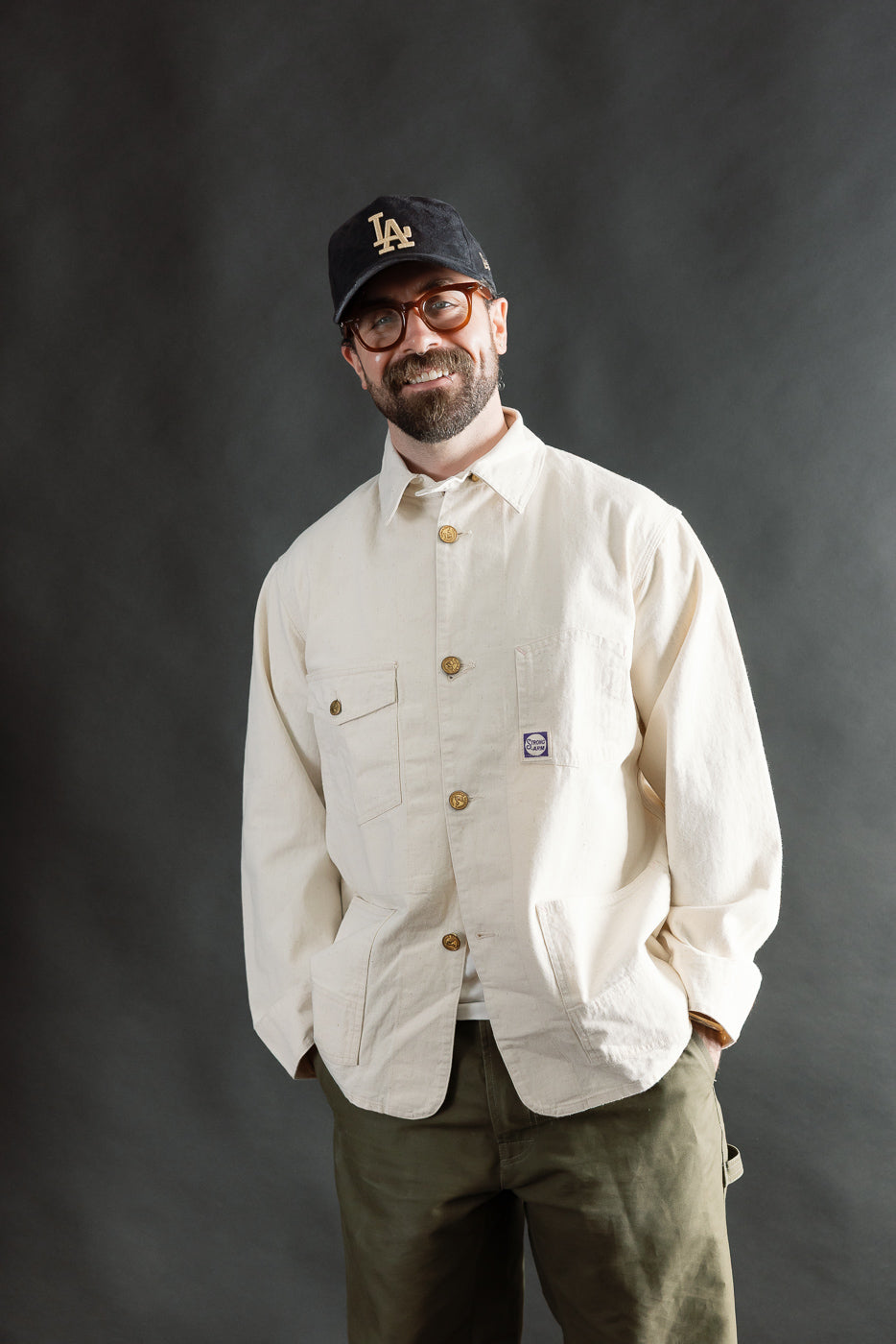 Lot JG-29 - House Painter's Jacket - Ecru | Dant Lot JG-29 - House Painter's Jacket - Ecru | Dant