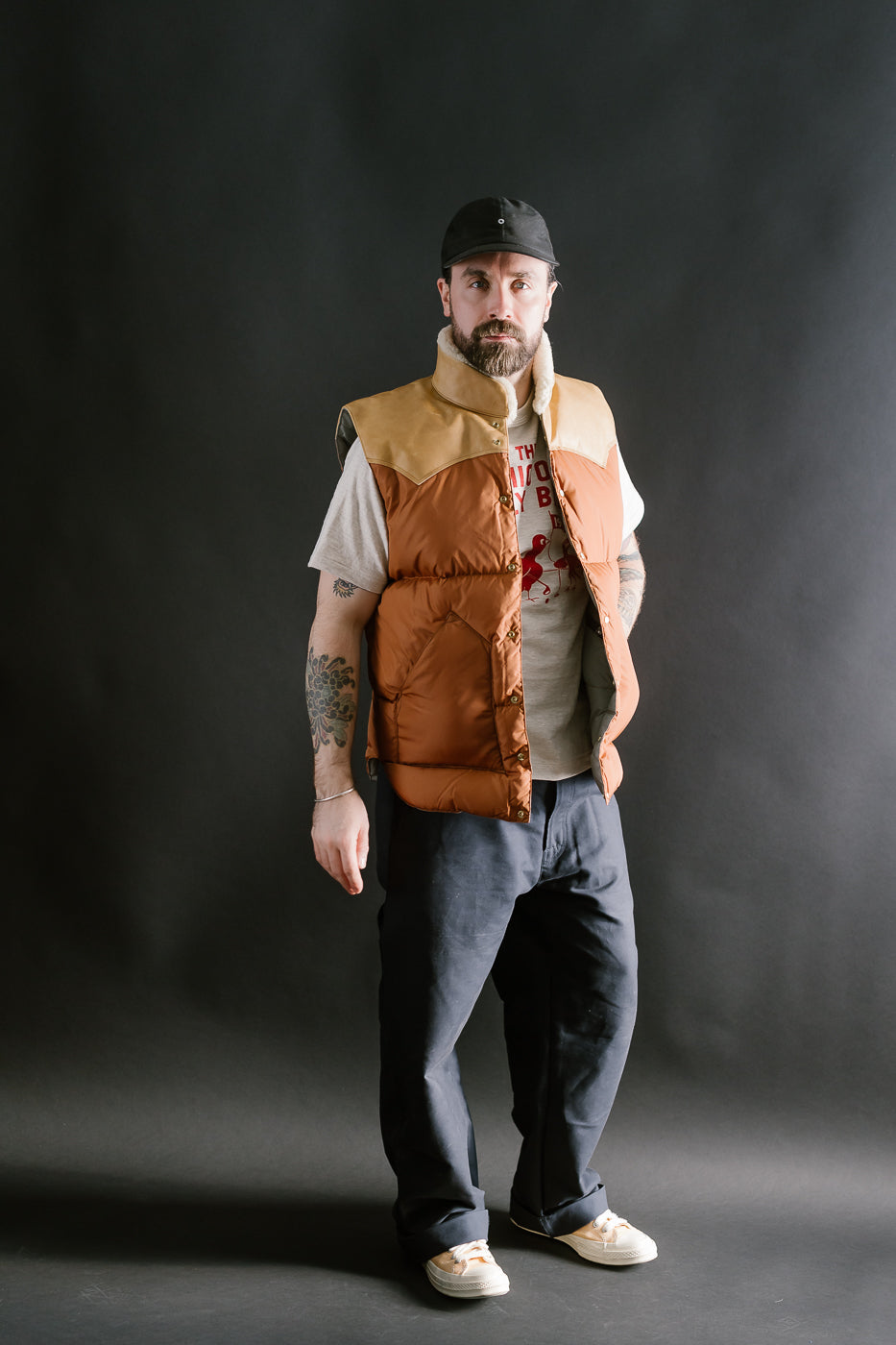 Lot 2222 - Rocky Mountain x Warehouse Nylon Christy Vest - Brown
