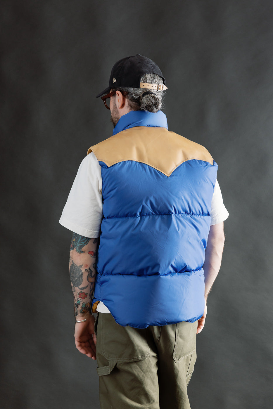 Lot 2234 - Rocky Mountain x Warehouse Nylon Down Vest - Blue | Dant