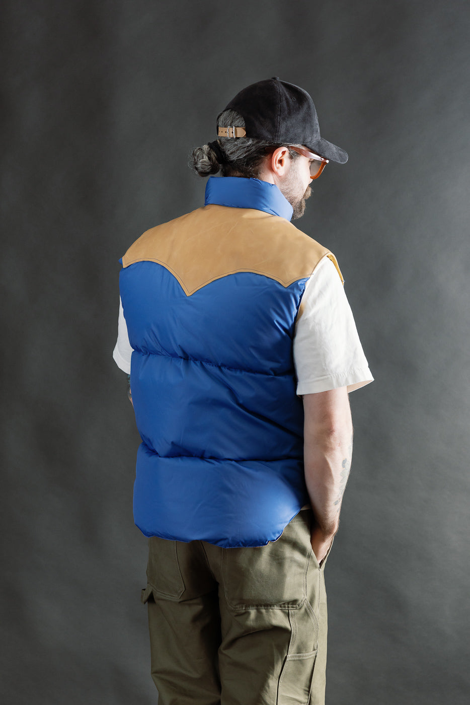 Lot 2234 - Rocky Mountain x Warehouse Nylon Down Vest - Blue | Dant