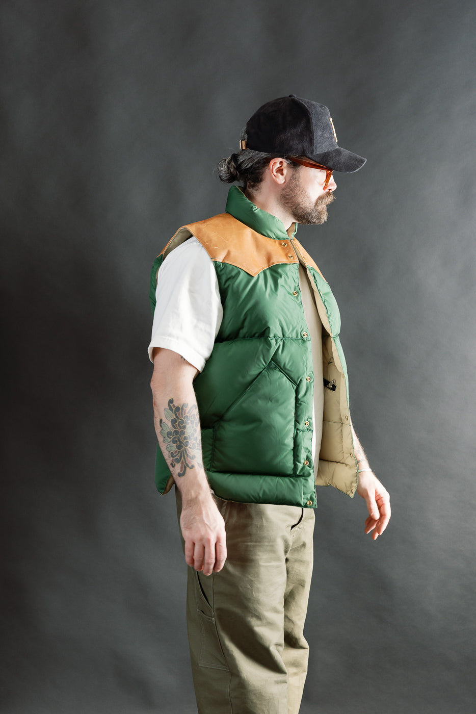 SOPHNET. × Rocky Mountain DOWN VEST Lot 2234 - Rocky Mountain x Warehouse Nylon Down Vest - Bottle