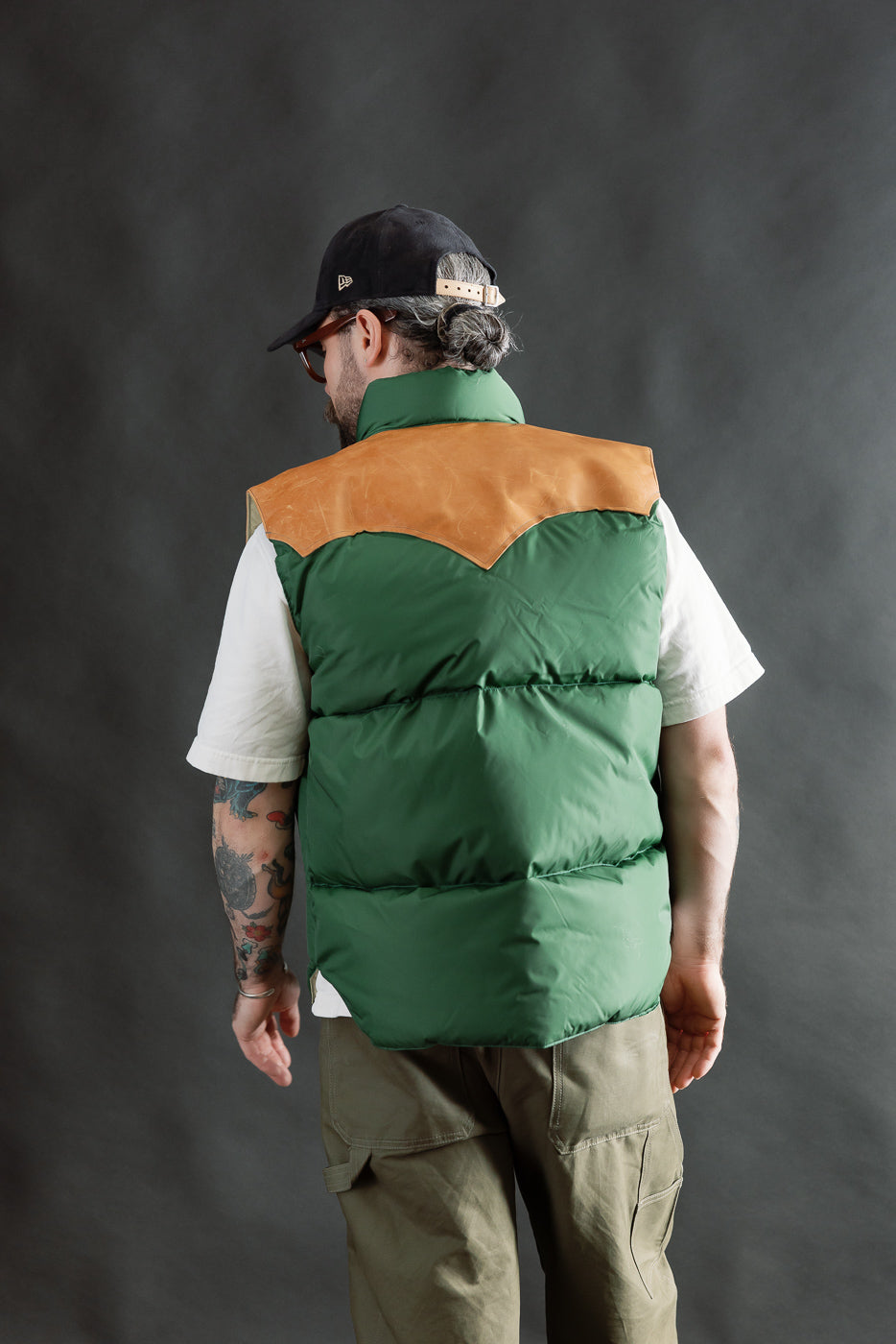Lot 2234 - Rocky Mountain x Warehouse Nylon Down Vest - Bottle