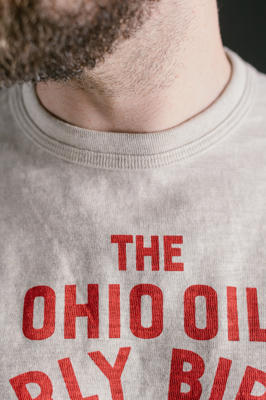 Lot 4601 - Early Bird Print T-Shirt - Oatmeal, Red