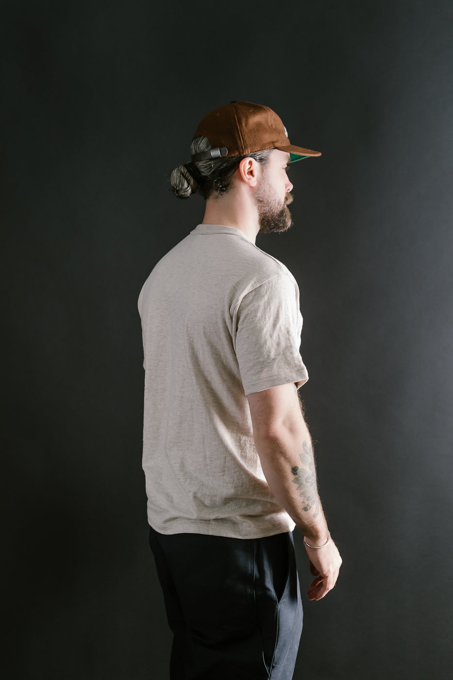 Lot 4601 - Early Bird Print T-Shirt - Oatmeal, Red