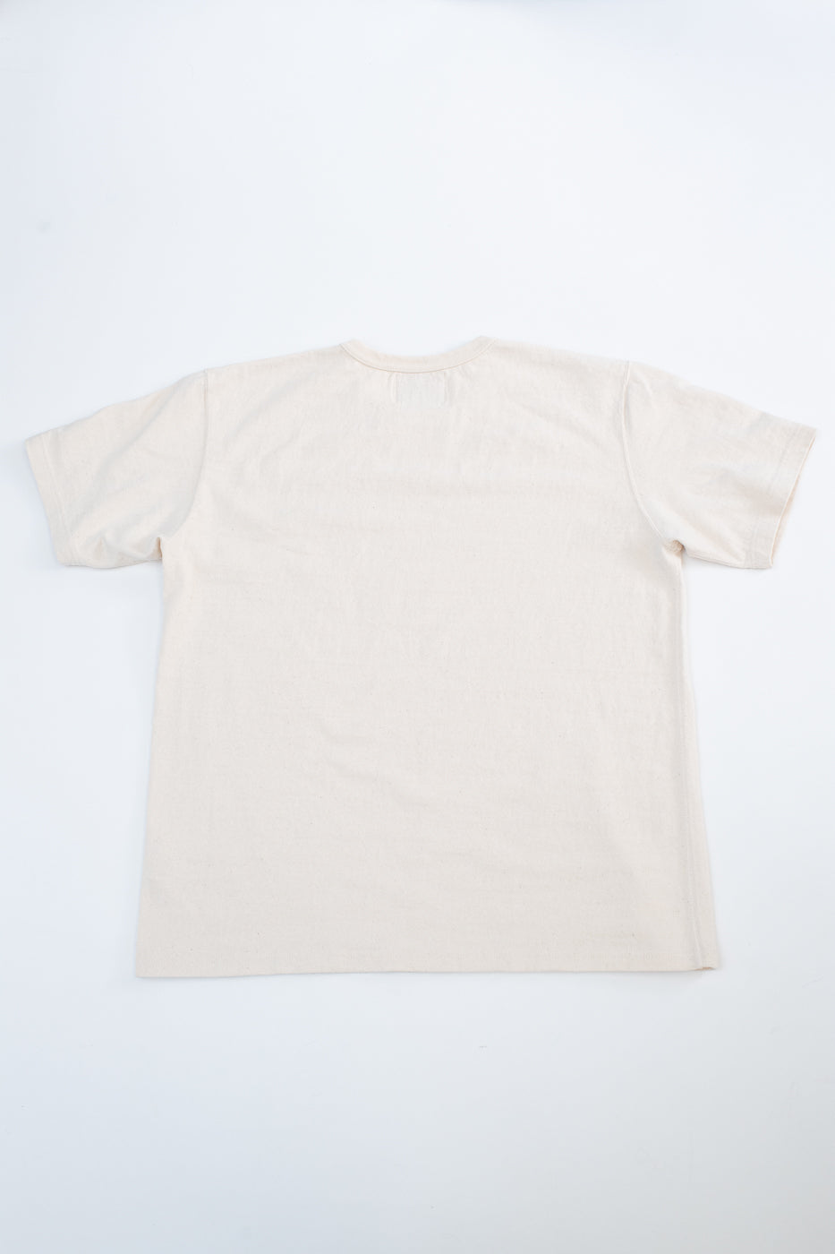 ELS Recycled Cotton Slub Crewneck T-Shirt - Ecru