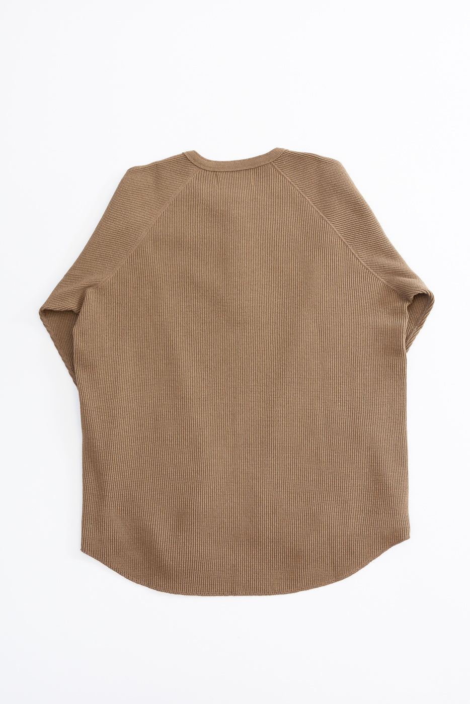 Foxfibre® Heavyweight Waffle Henley Iron Mordant - Coyote 80