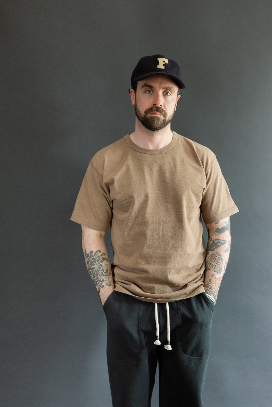 Iron Mordant Foxfibre® Tsuriami Crewneck T-Shirt - Coyote 70 | Dant