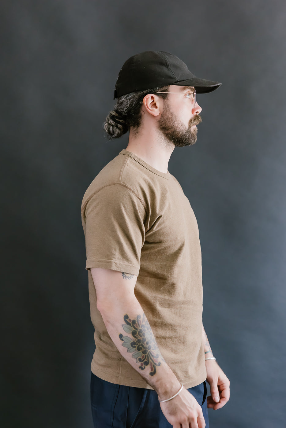 Iron Mordant Foxfibre® Tsuriami Crewneck T-Shirt - Coyote 70