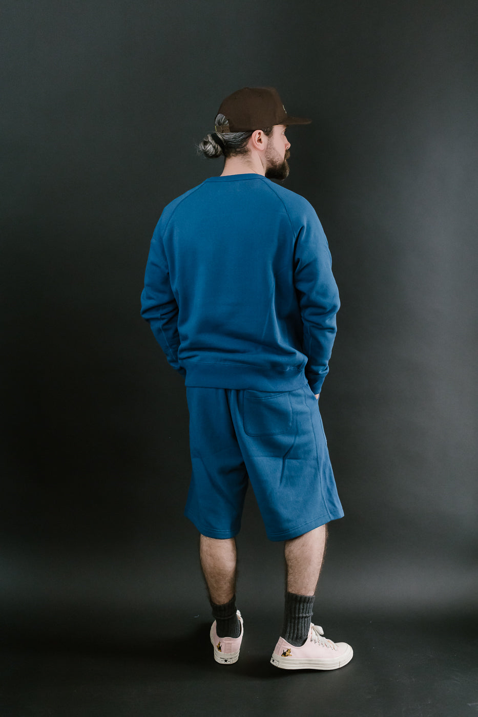 Pullover Crew Neck - Super Looper French Terry - Varsity Blue