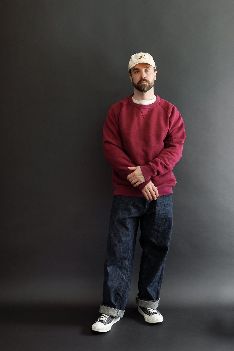 Full body front view of a 5'9