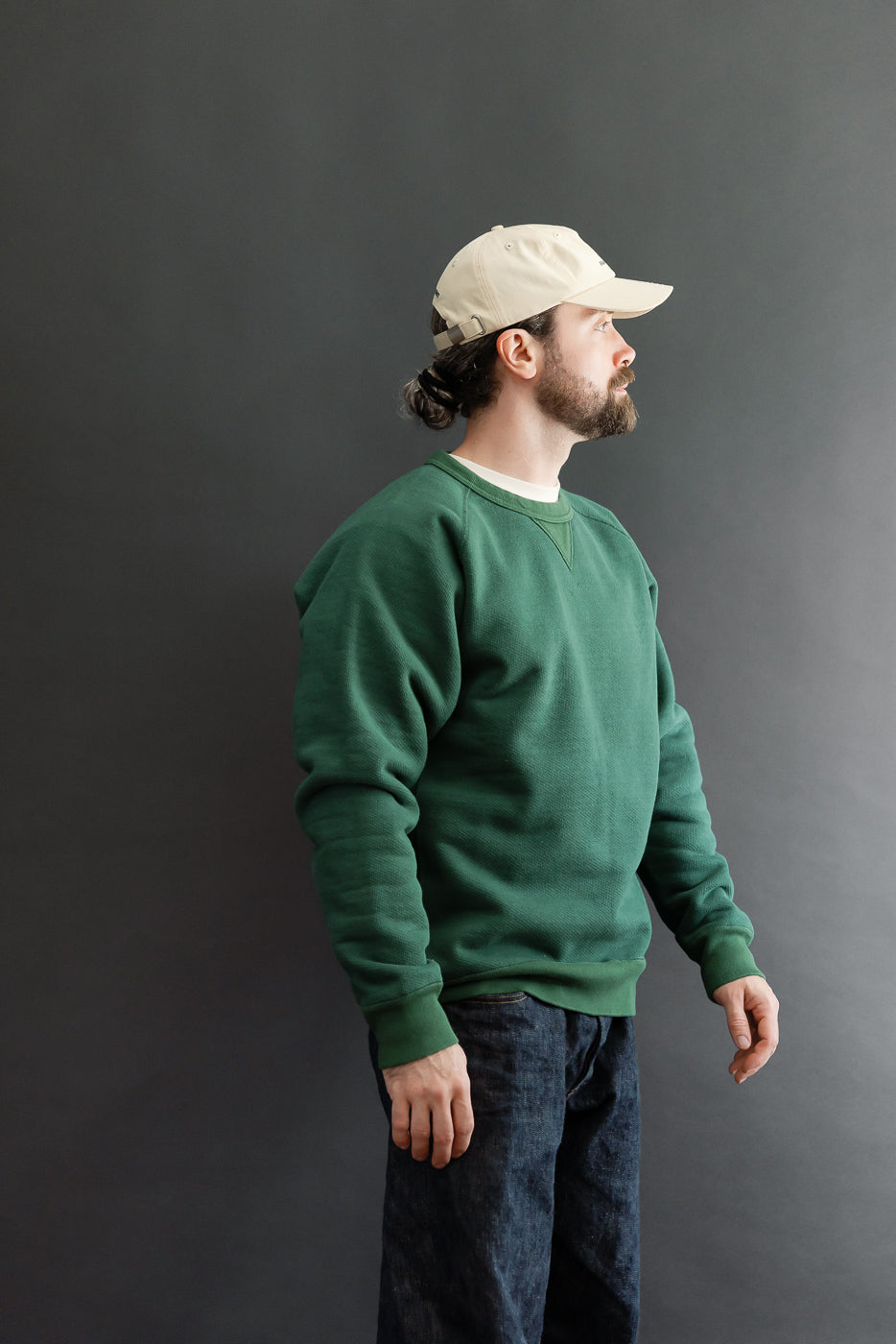 Full body side view of a 5'9