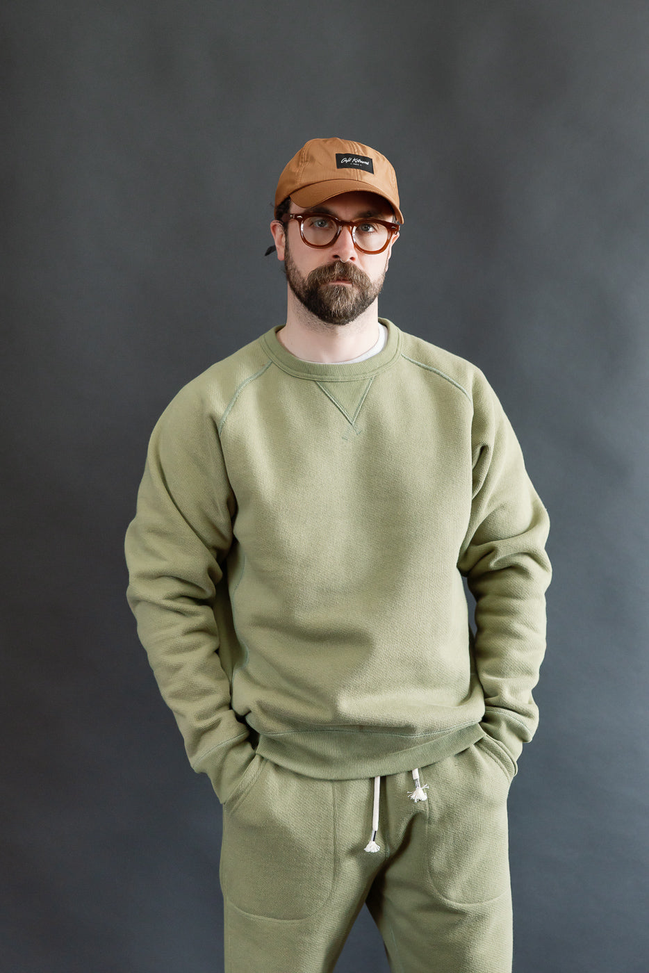 Pullover Crewneck - Double Heavyweight French Terry - Sage | Dant