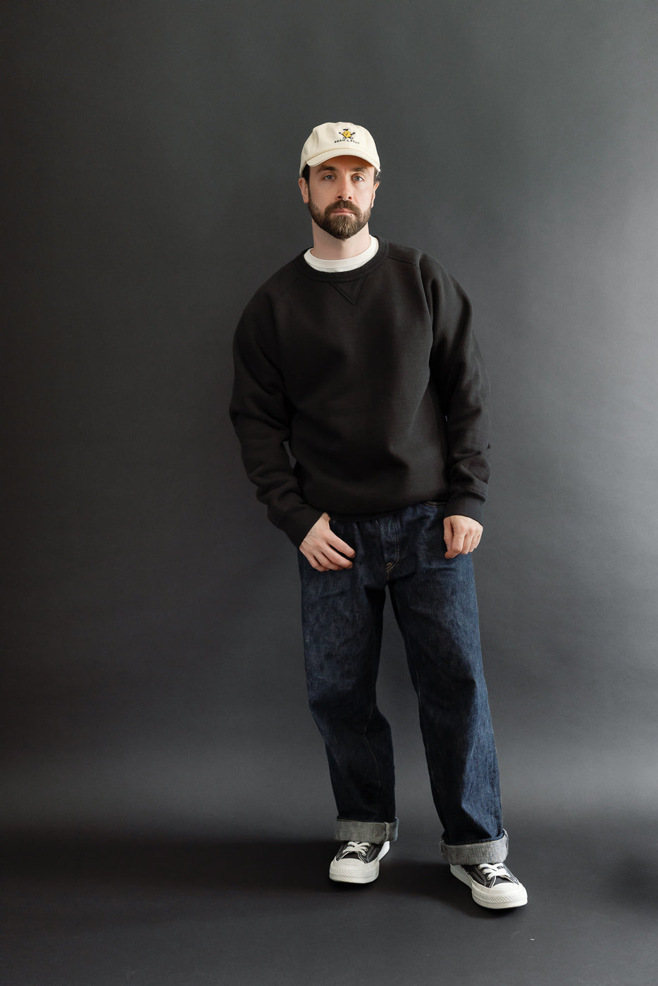 Pullover Crewneck - Double Heavyweight French Terry - Sumi