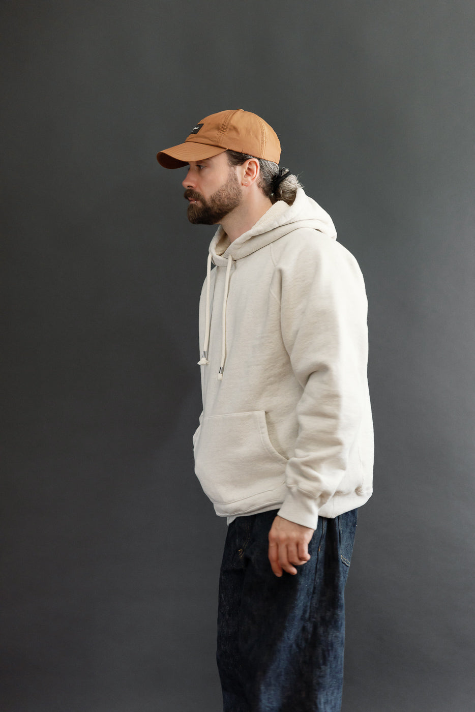 Full body side view of a 5'9