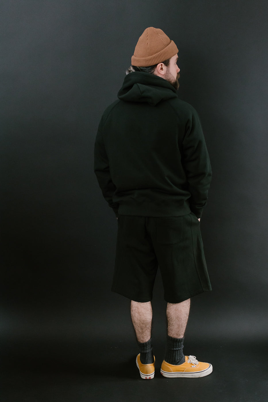 Pullover Hoodie - Super Looper French Terry - Sumi Black
