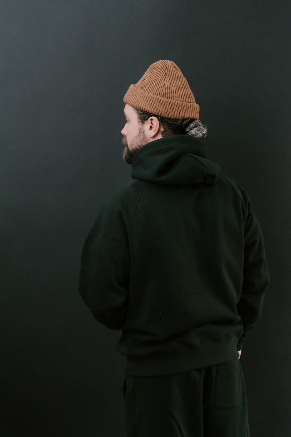 Pullover Hoodie - Super Looper French Terry - Sumi Black