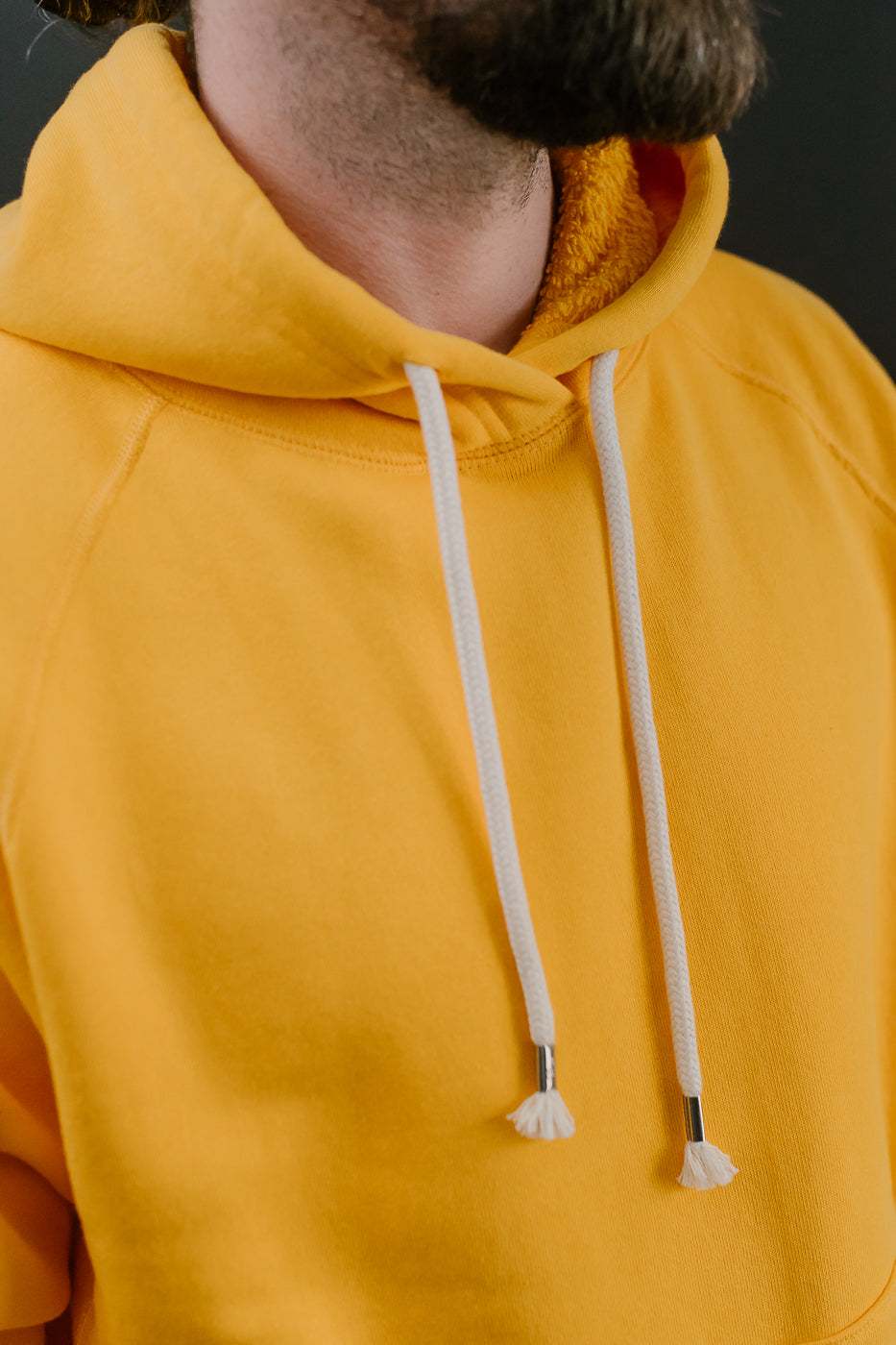 Pullover Hoodie - Super Looper French Terry - Marigold