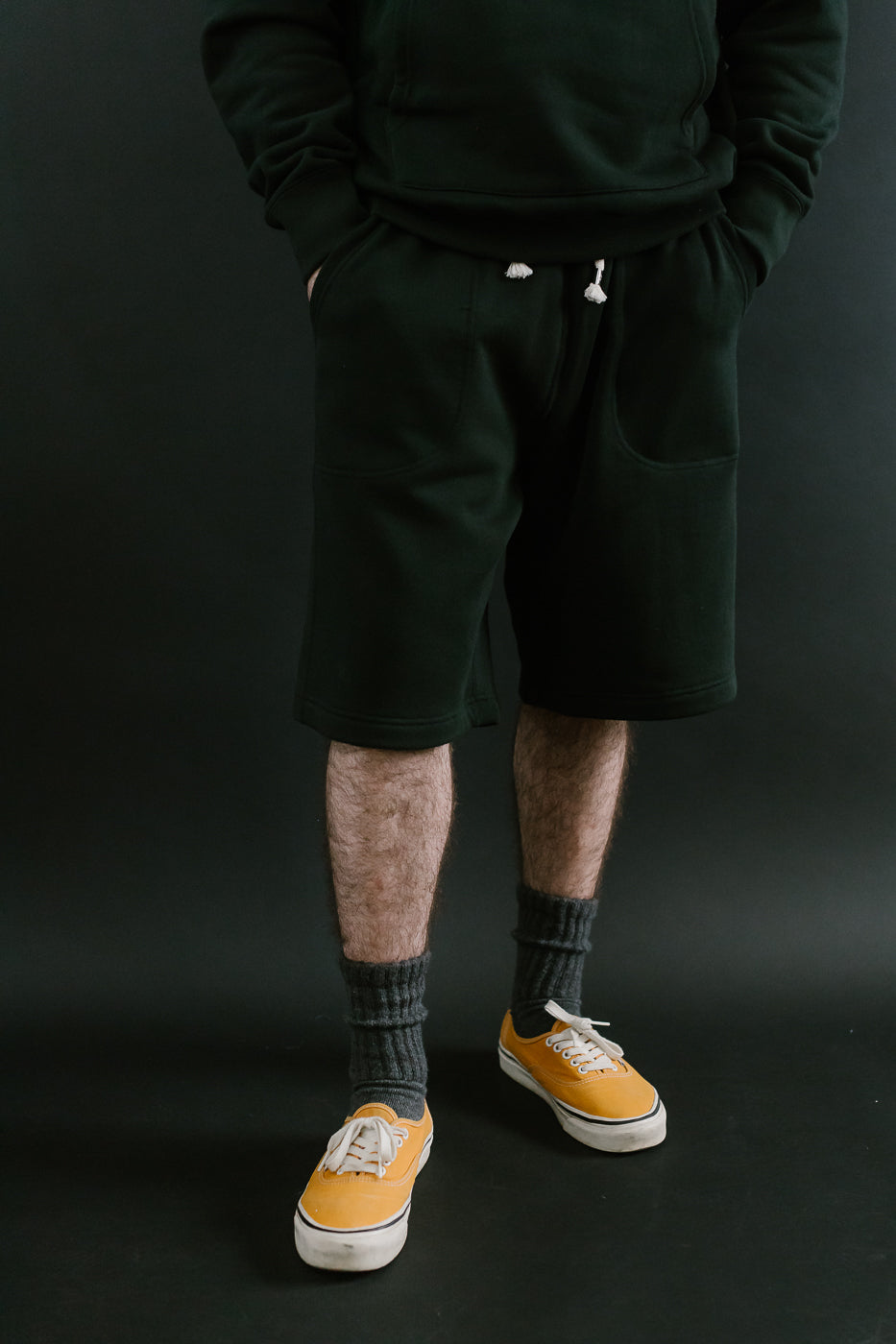 Sweat Shorts - Super Looper French Terry - Sumi Black