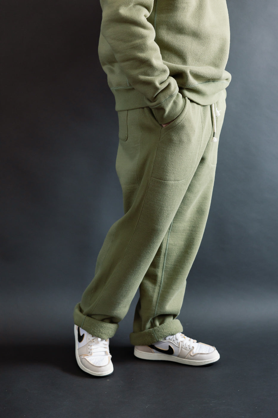 Sweatpant - Double Heavyweight French Terry - Sage | Dant