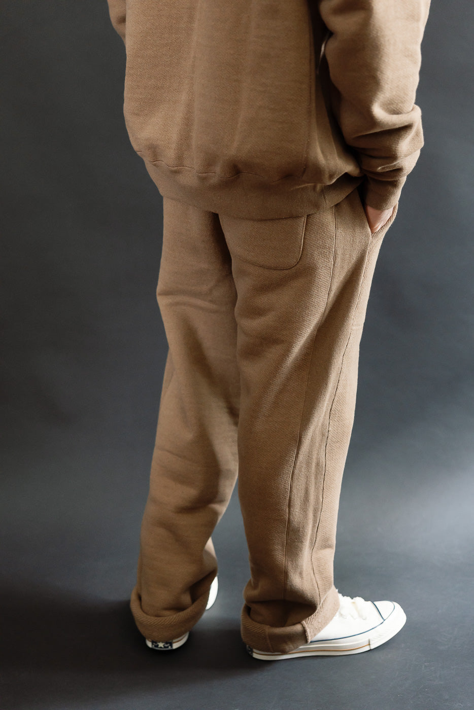 Sweatpant - Iron Mordant Double Heavyweight French Terry Foxfibre® - Coyote 80
