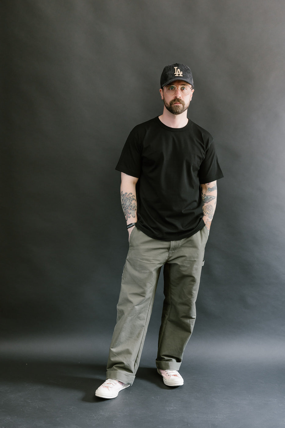 Ultimate Pima Tsuriami Crewneck T-Shirt - Black