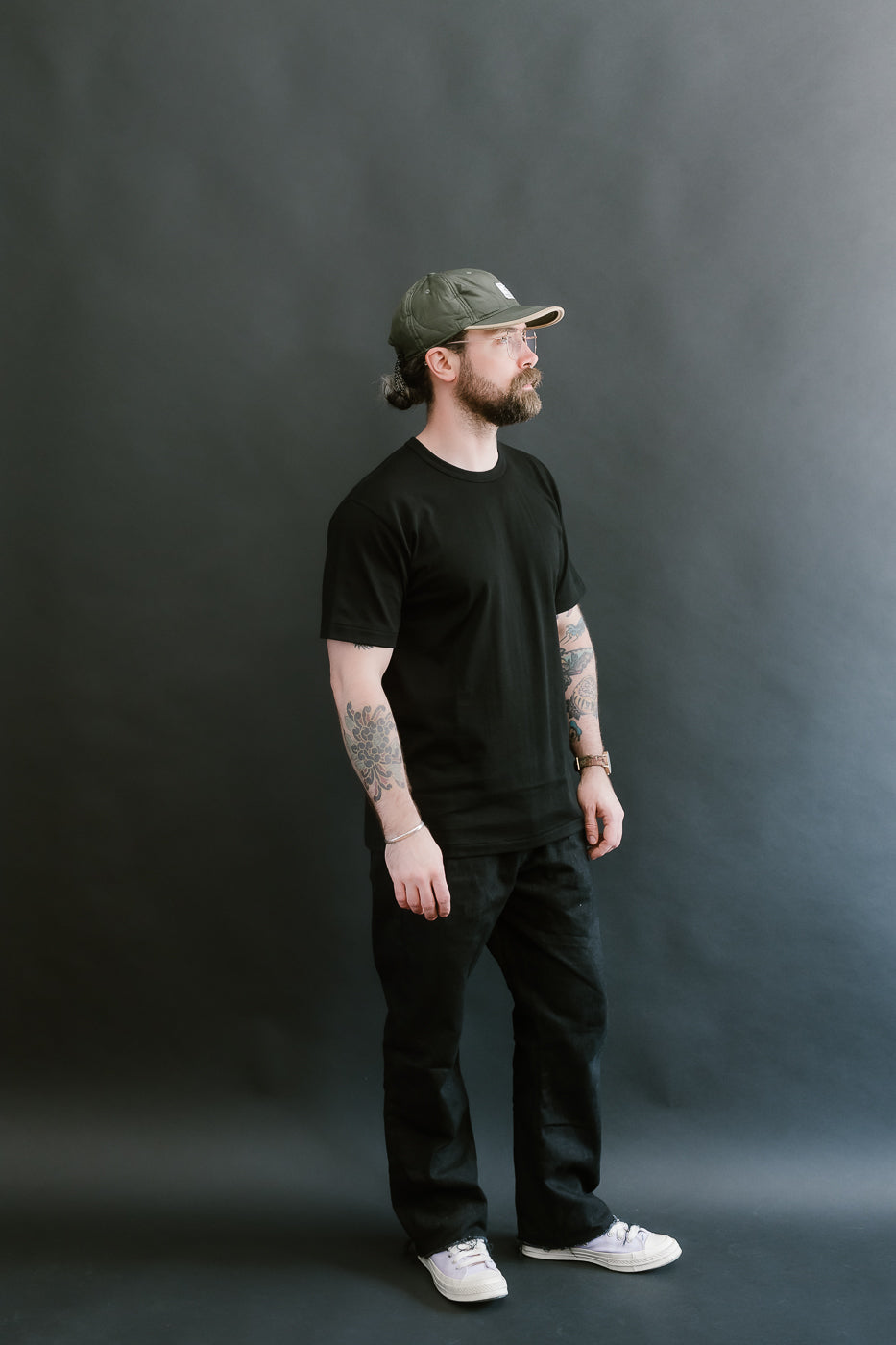 Ultimate Pima Tsuriami Crewneck T-Shirt - Black