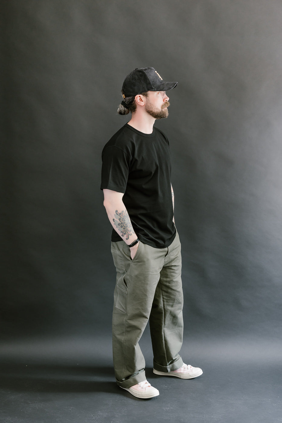 Ultimate Pima Tsuriami Crewneck T-Shirt - Black