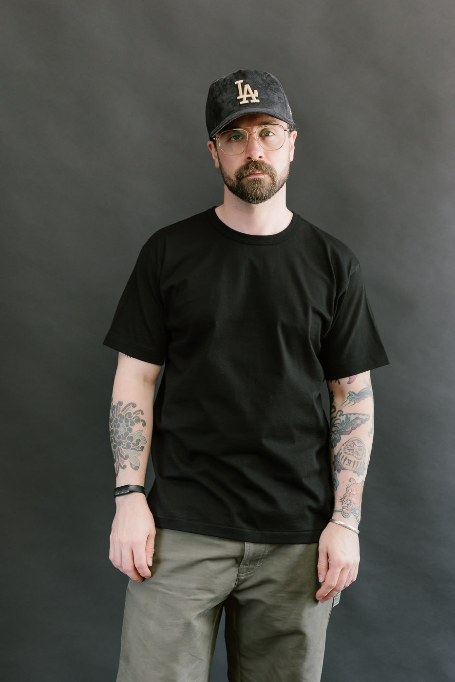 Ultimate Pima Tsuriami Crewneck T-Shirt - Black