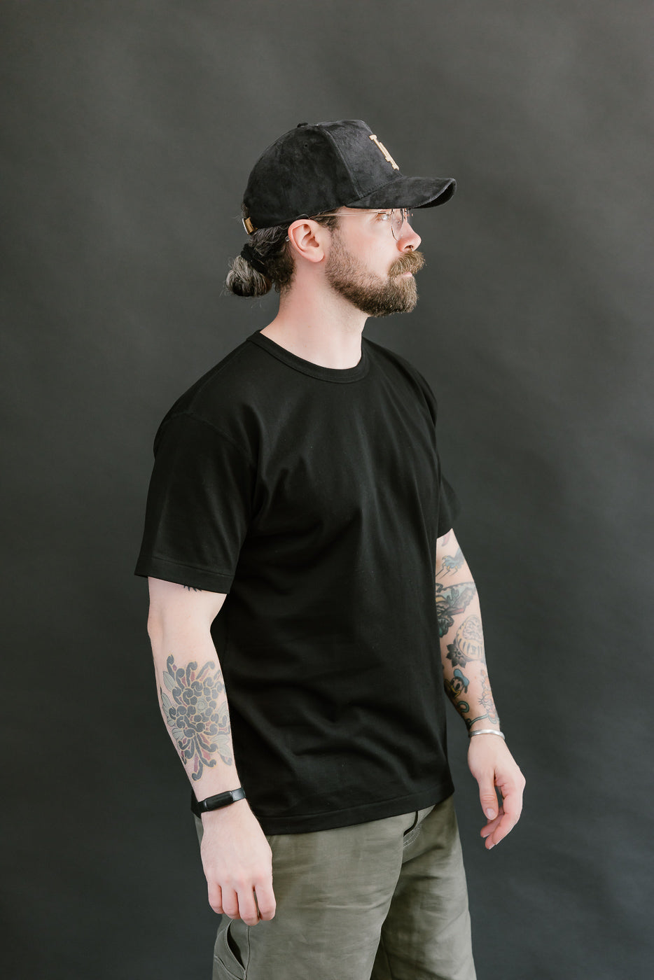Ultimate Pima Tsuriami Crewneck T-Shirt - Black