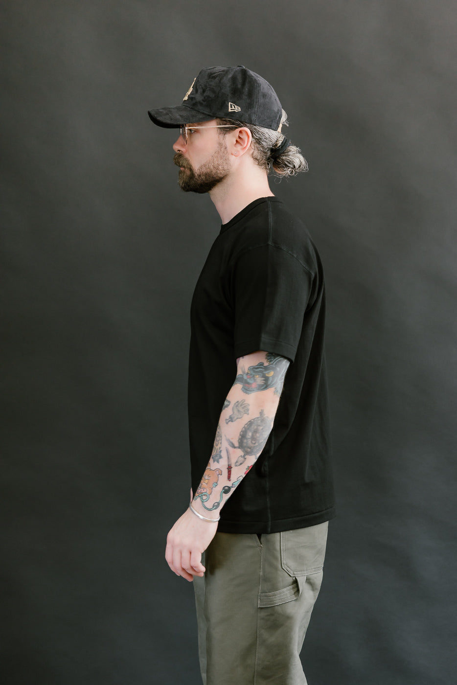 Ultimate Pima Tsuriami Crewneck T-Shirt - Black