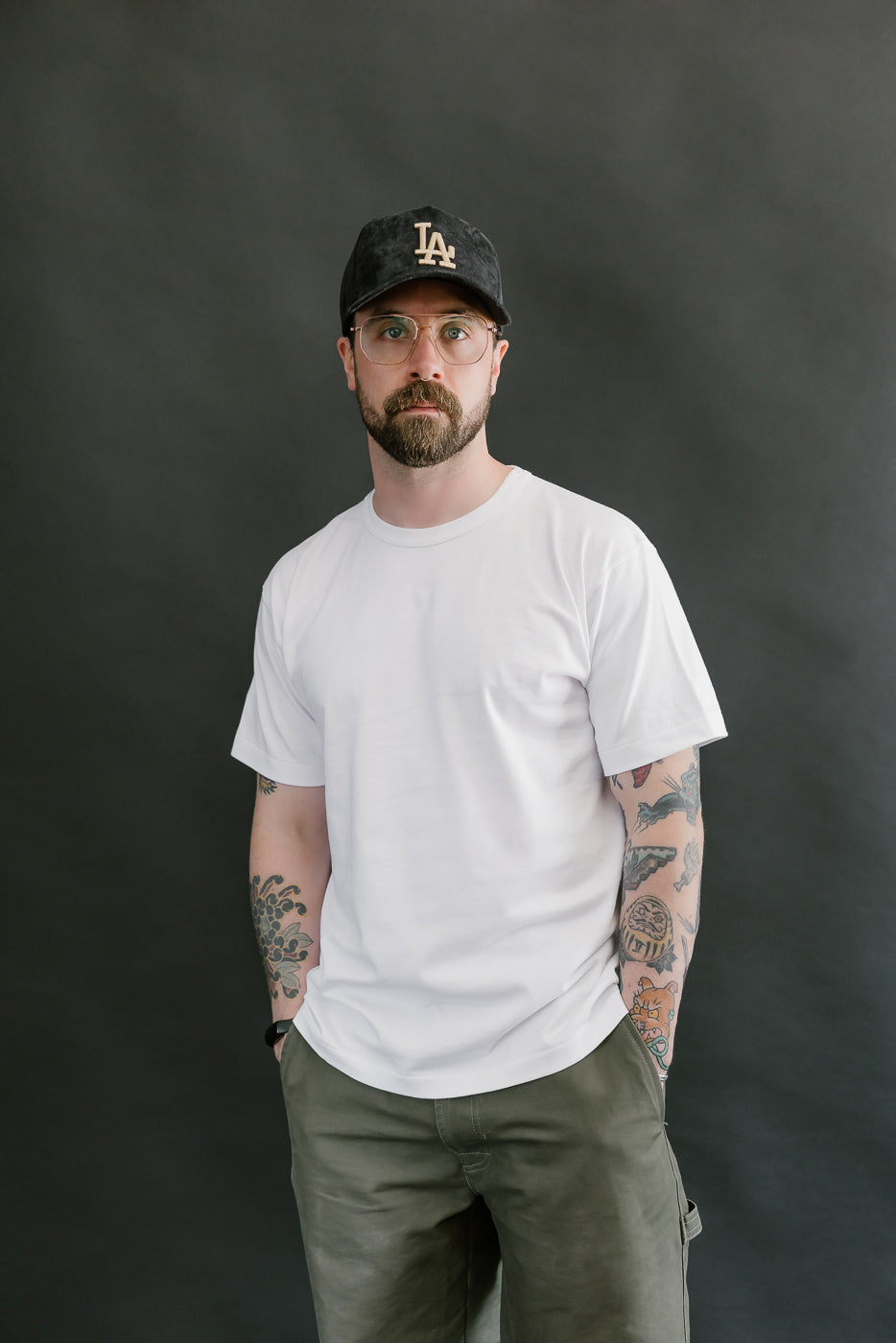Ultimate Pima Tsuriami Crewneck T-Shirt - White