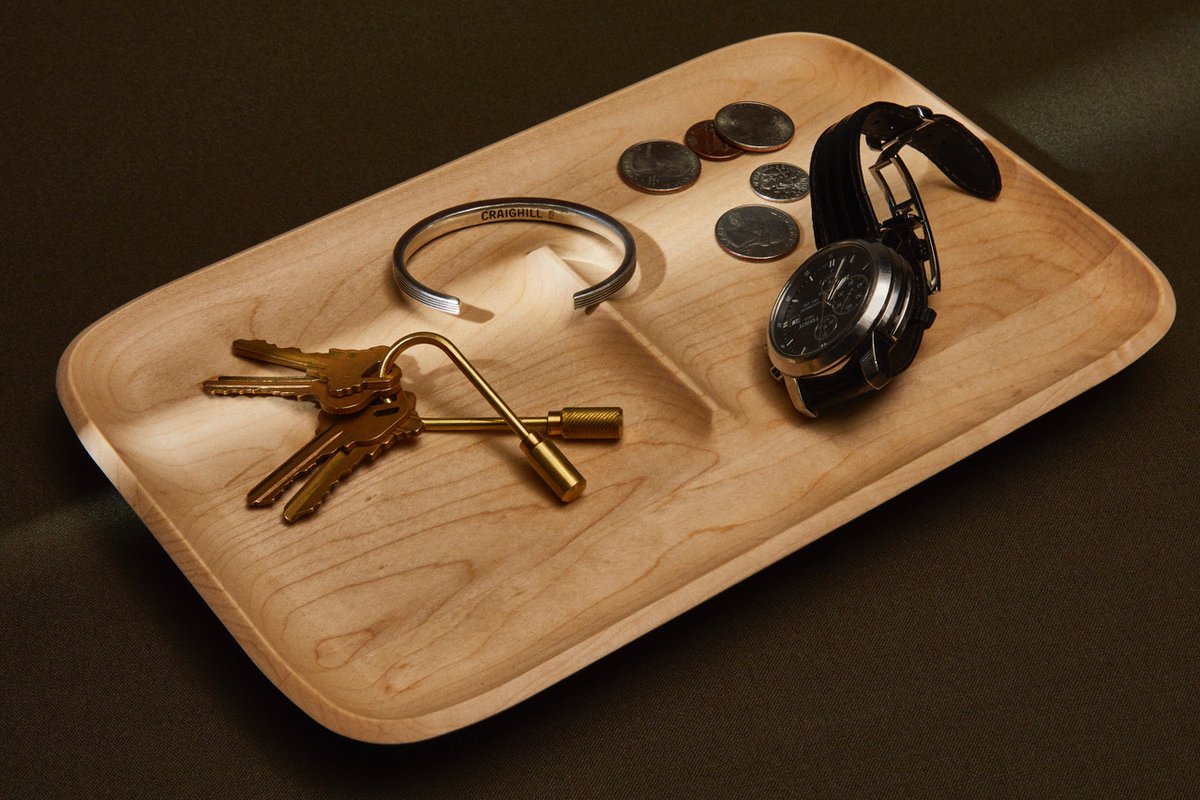Closed Helix Keyring - Brass