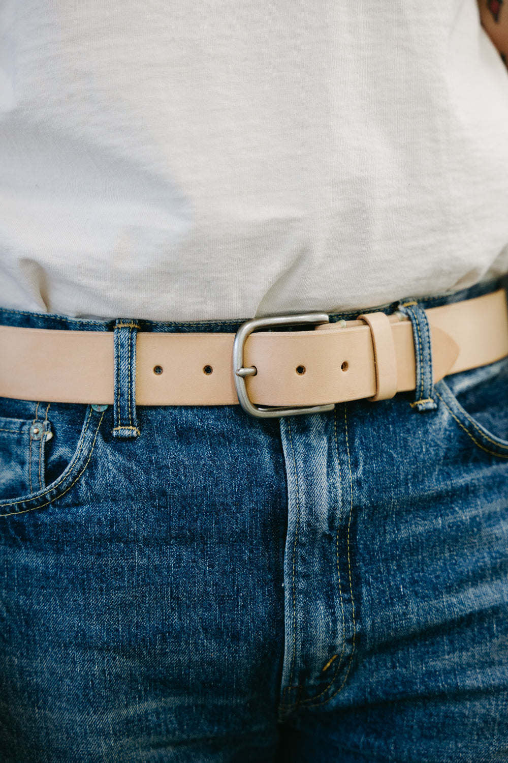Tochigi Veg Tan Belt - Natural | Dant