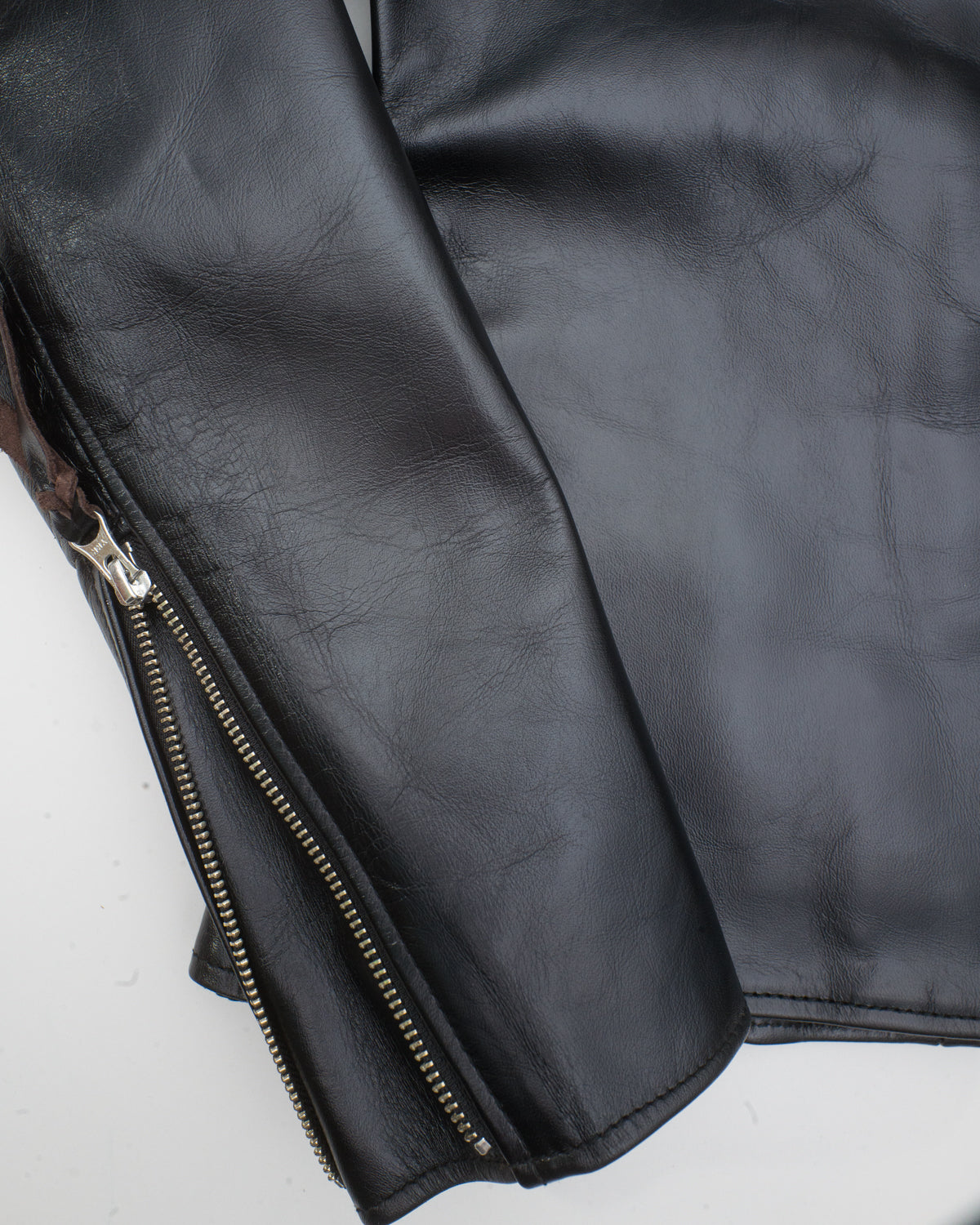 IHSH-35 - Japanese Horsehide Rider’s Jacket - Black (Tea-Core Dyed)