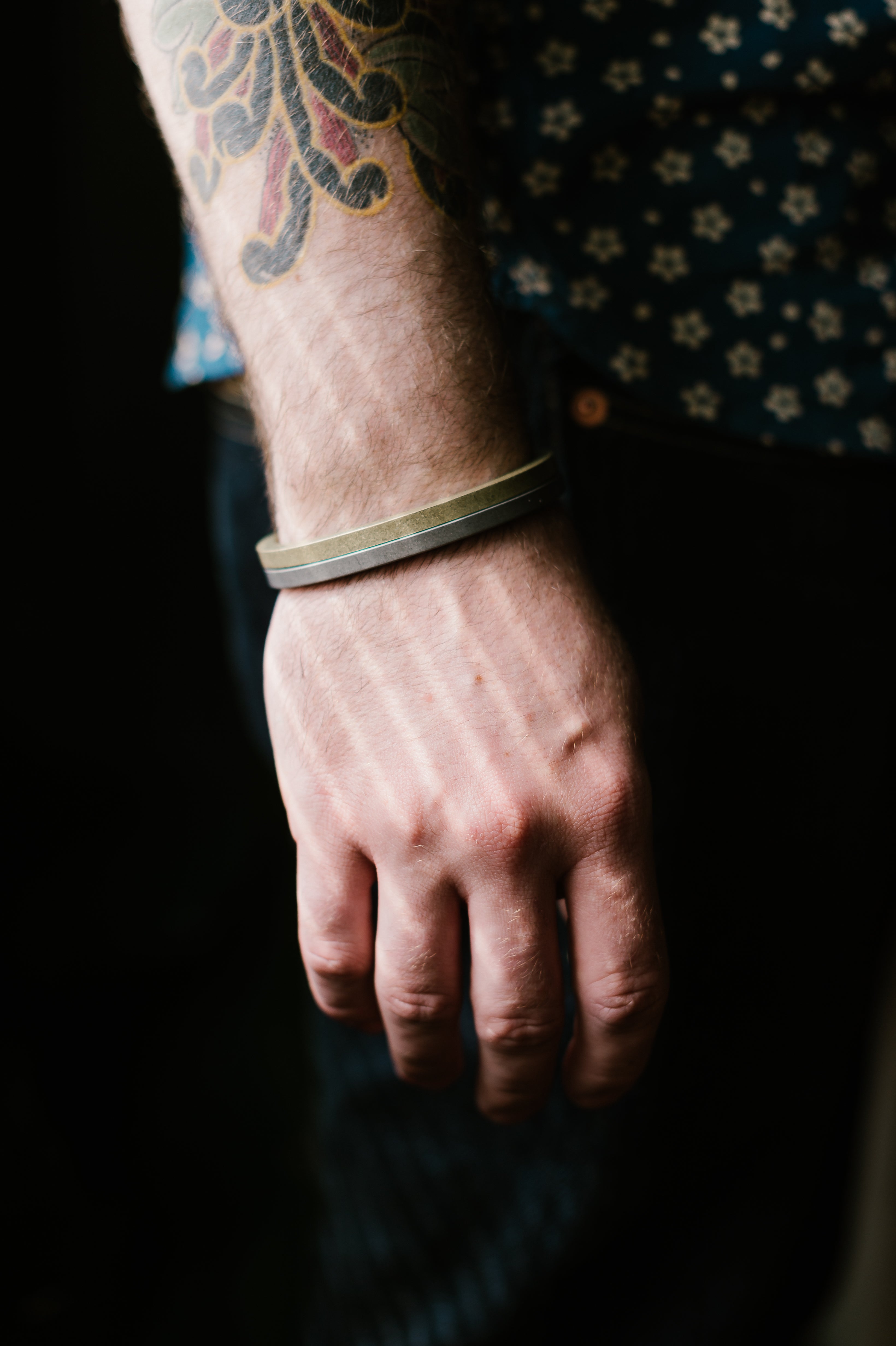Uniform Square Cuff - Steel