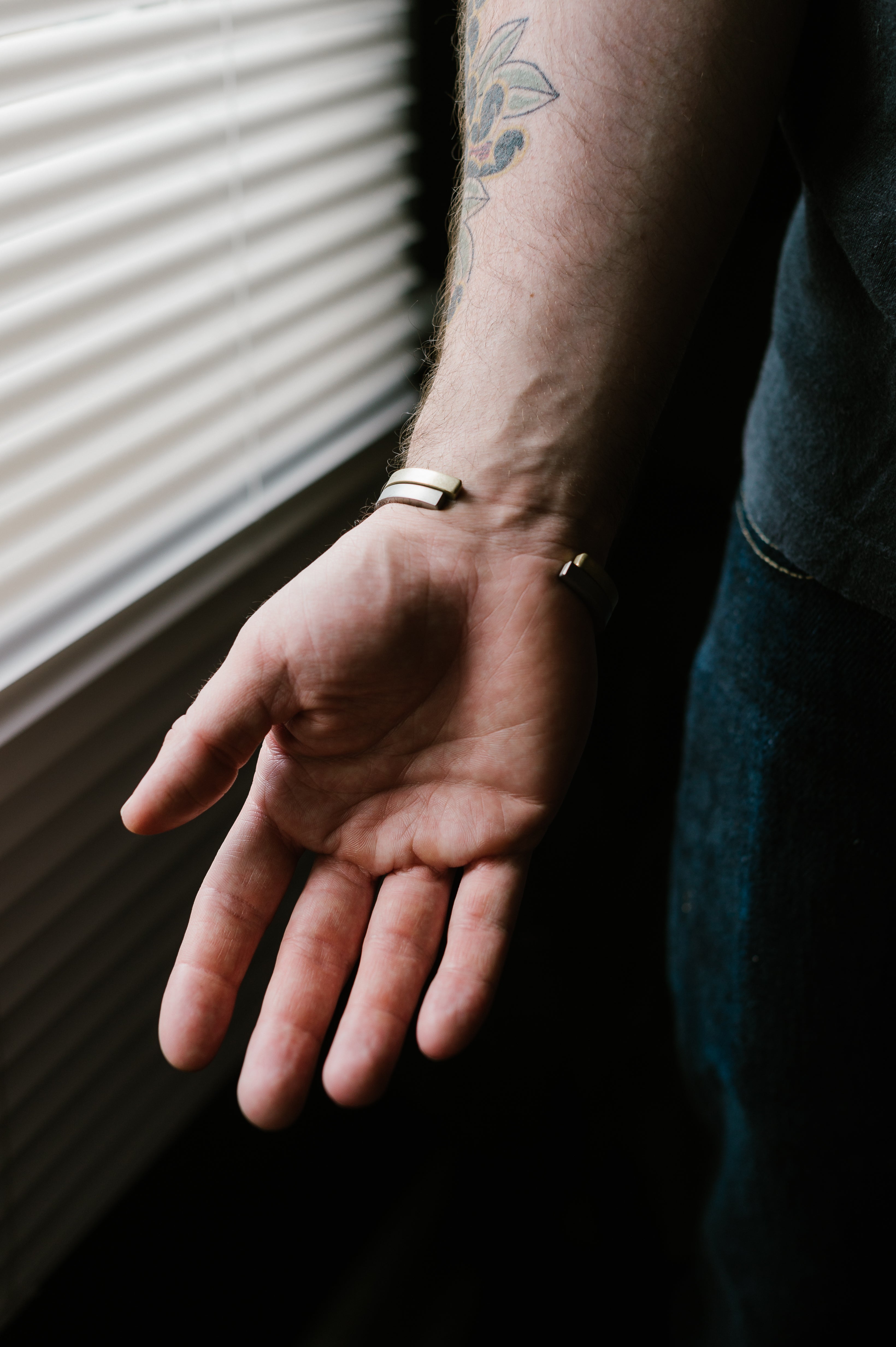 Uniform Square Cuff - Brass