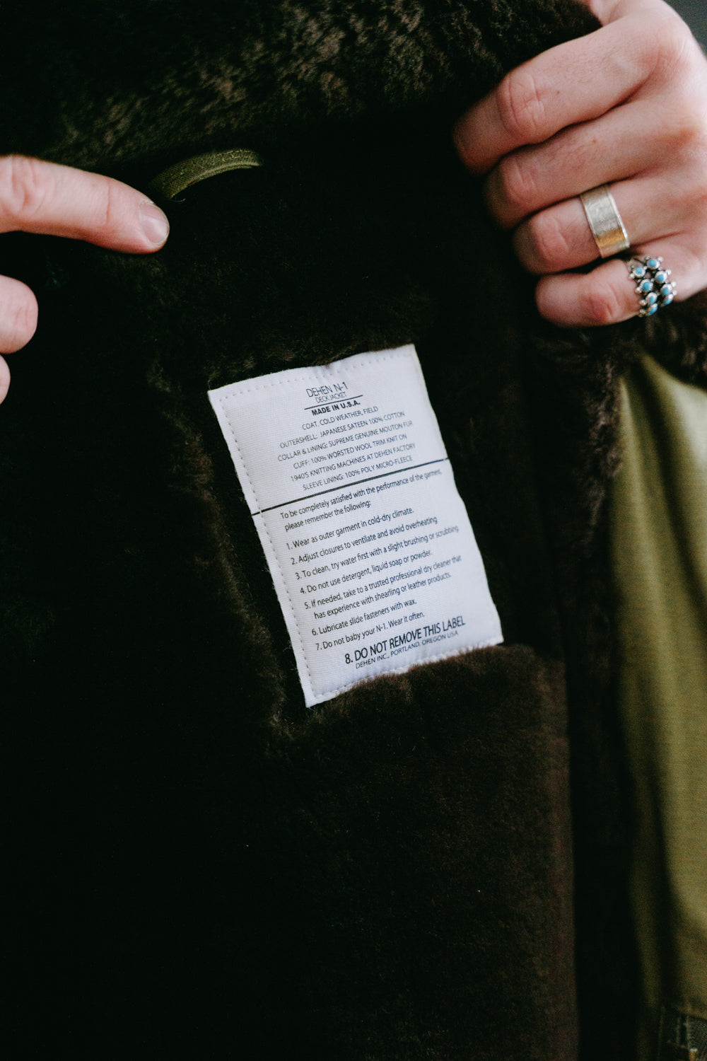 N-1 Deck Jacket - Fatigue, Brown