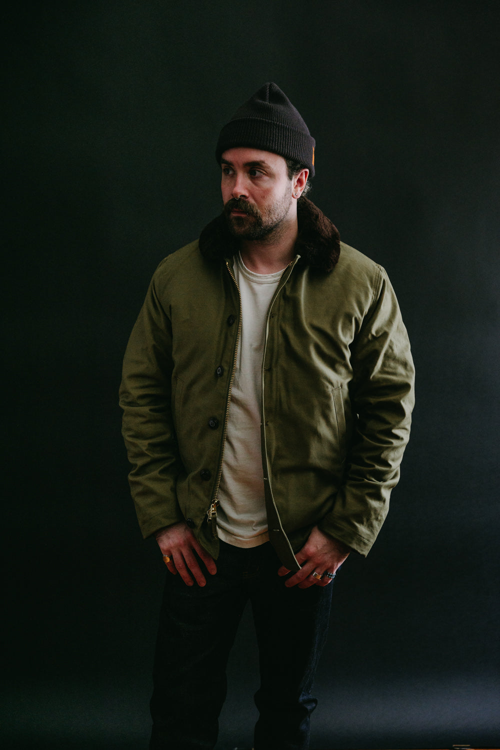 N-1 Deck Jacket - Fatigue, Brown