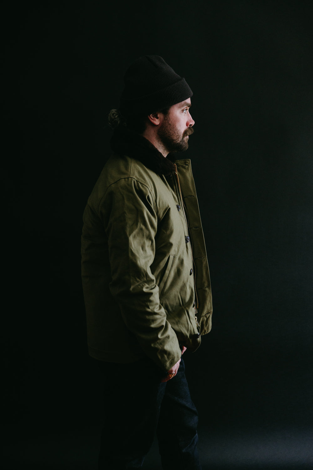 N-1 Deck Jacket - Fatigue, Brown
