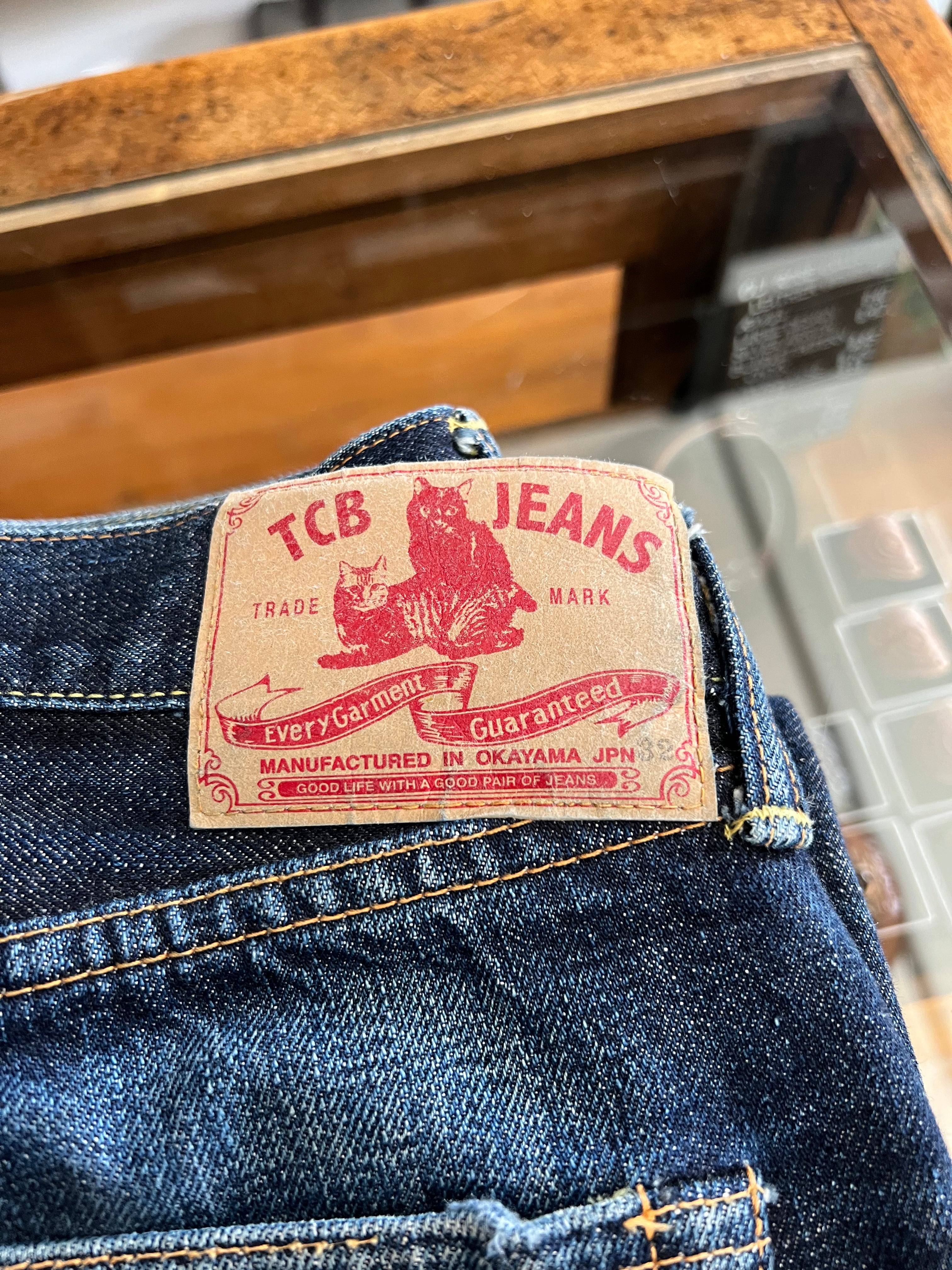 Very Used TCB 50's Jeans - 32 - Faded Indigo