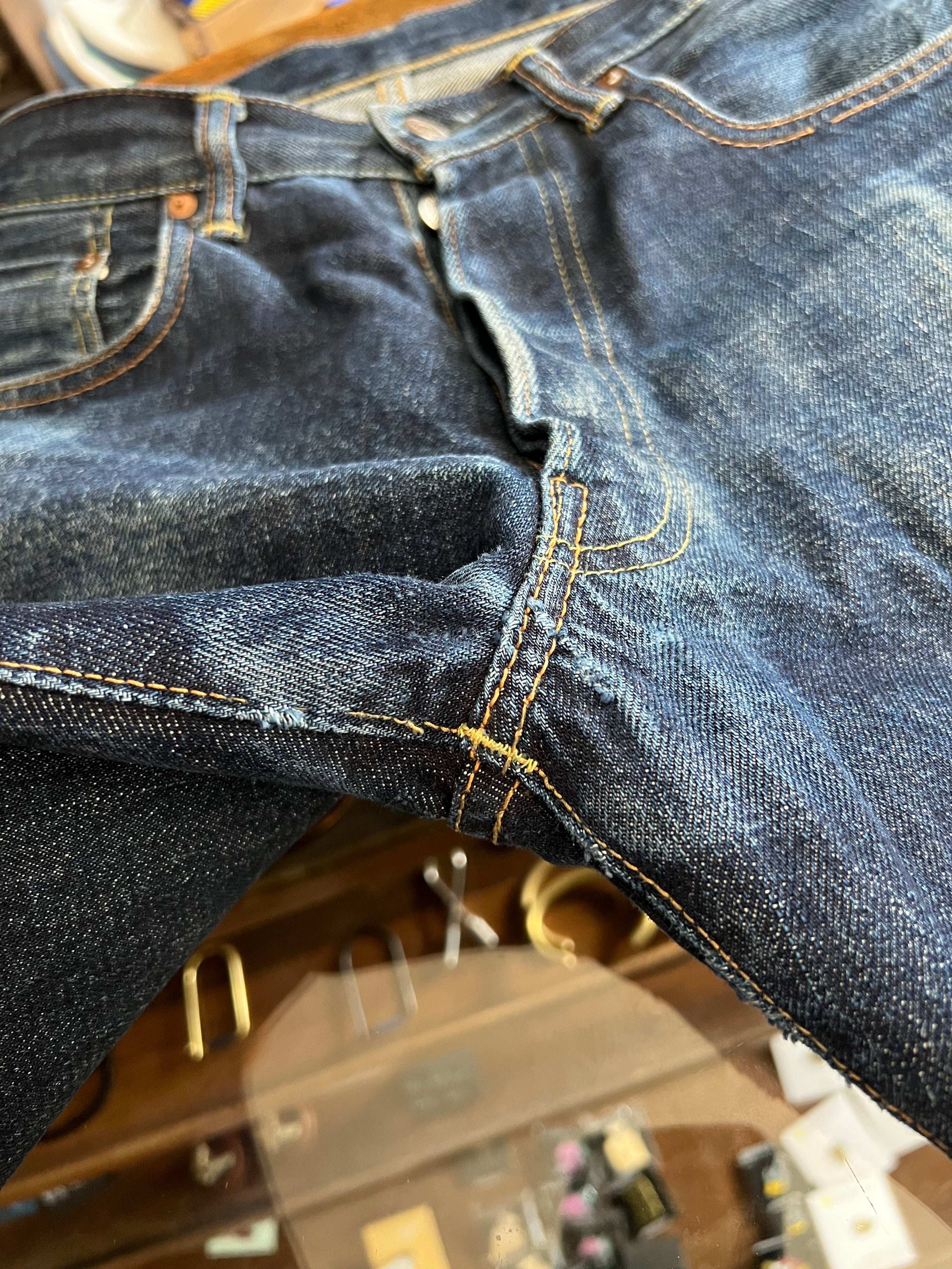 Very Used TCB 50's Jeans - 32 - Faded Indigo
