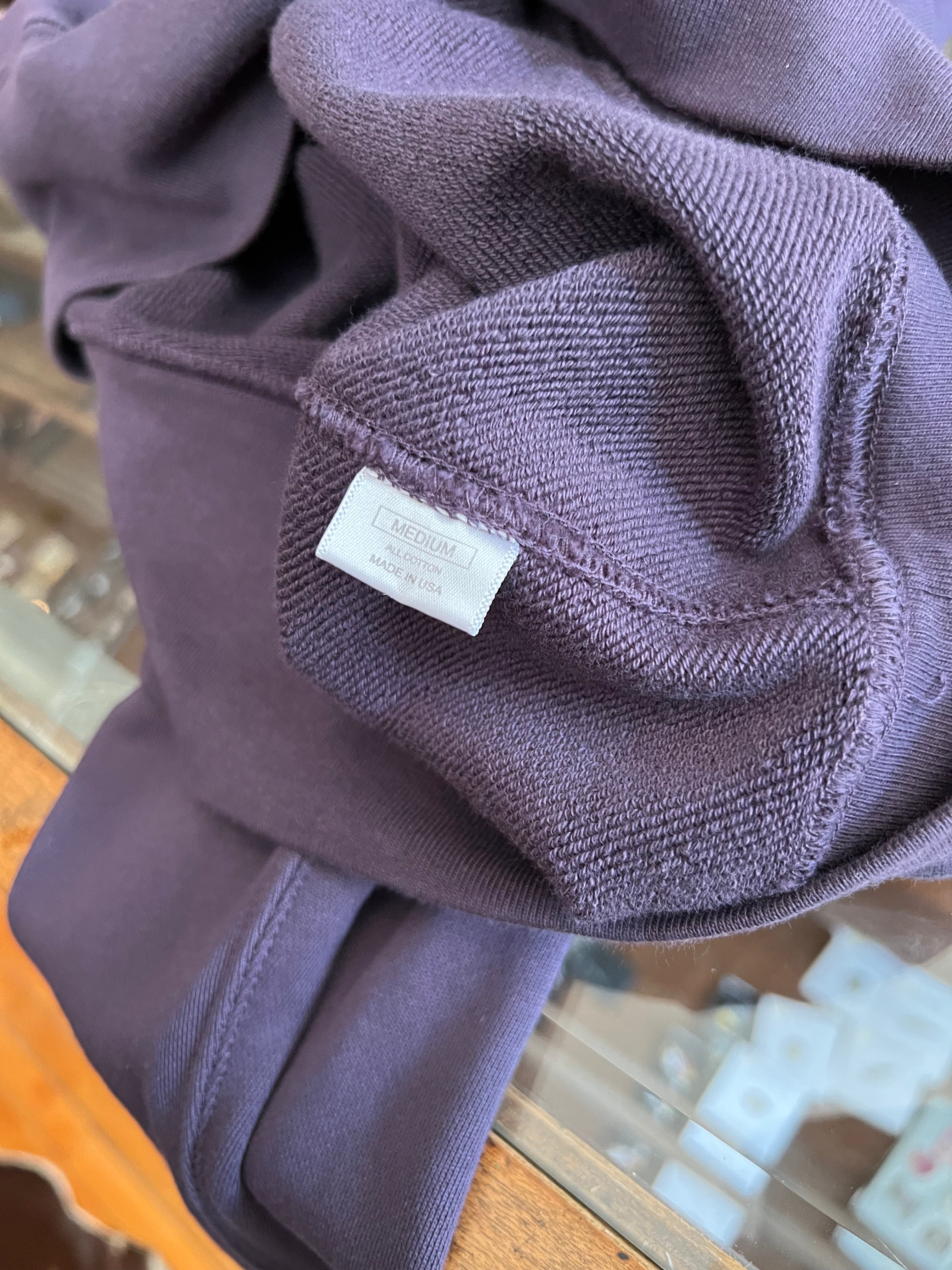 Gently Used Lady White Co. Relaxed Sweatshirt - 38/Medium - Eggplant Purple