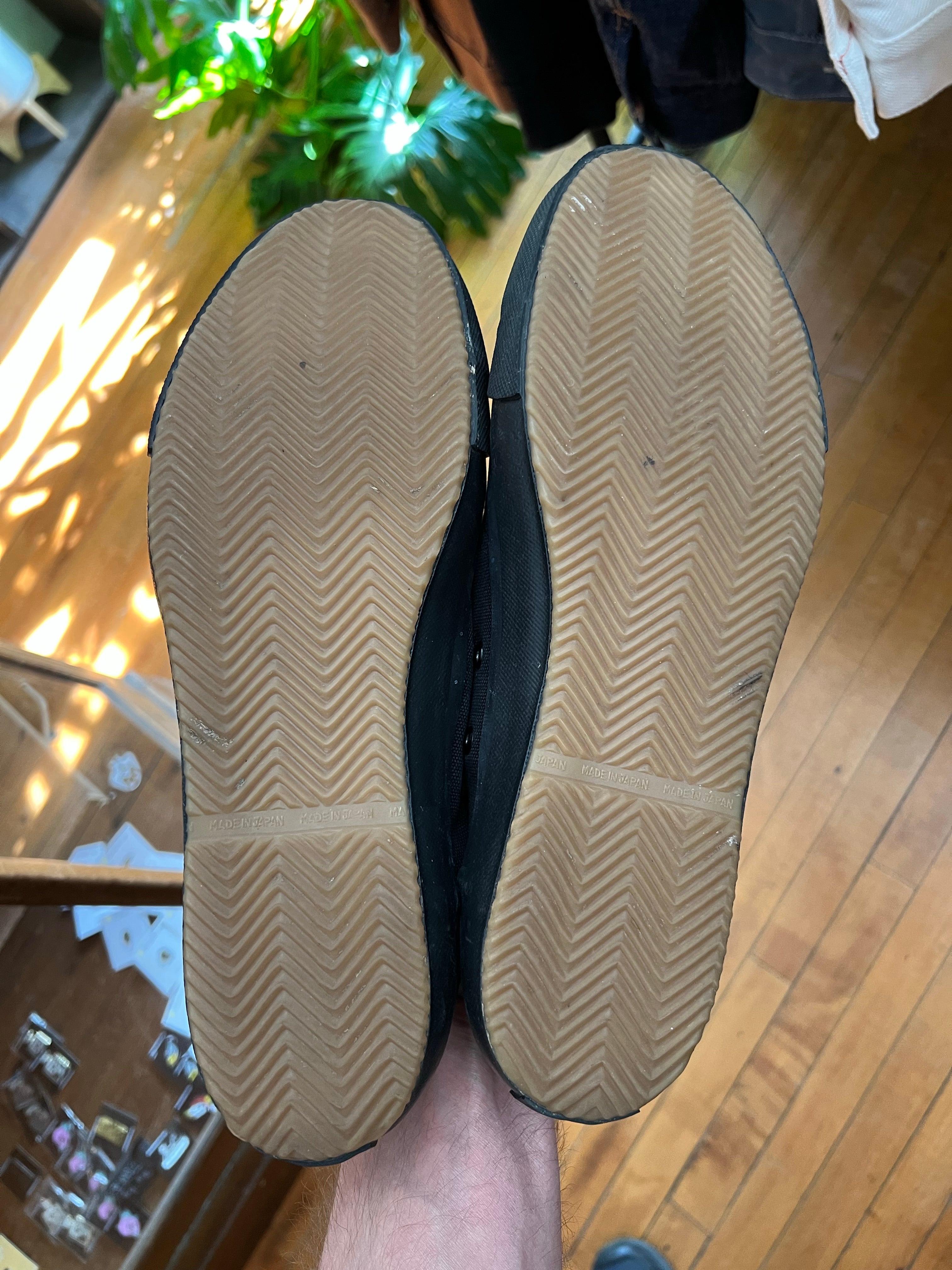 Gently Used Moonstar Gym Classic Sneakers - Black Mono - Size: 10