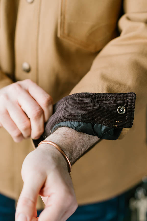 Fargo Rider Jacket - Smithson Canvas, Stripe Lining