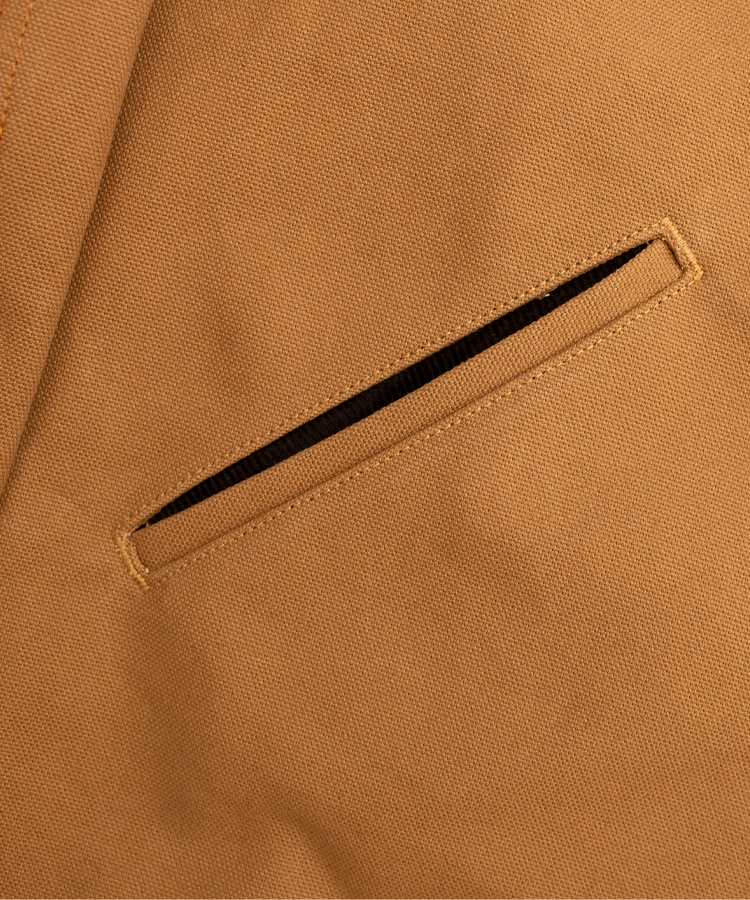 Fargo Rider Jacket - Smithson Canvas, Stripe Lining