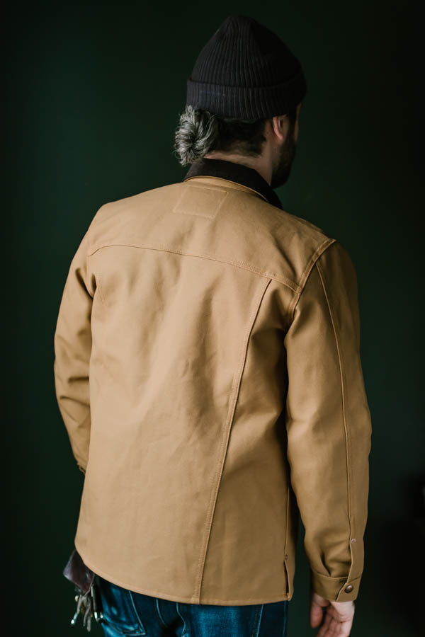 Fargo Rider Jacket - Smithson Canvas, Stripe Lining